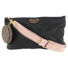 Louis Vuitton Pochette with pink guitar strap – thankunext.us