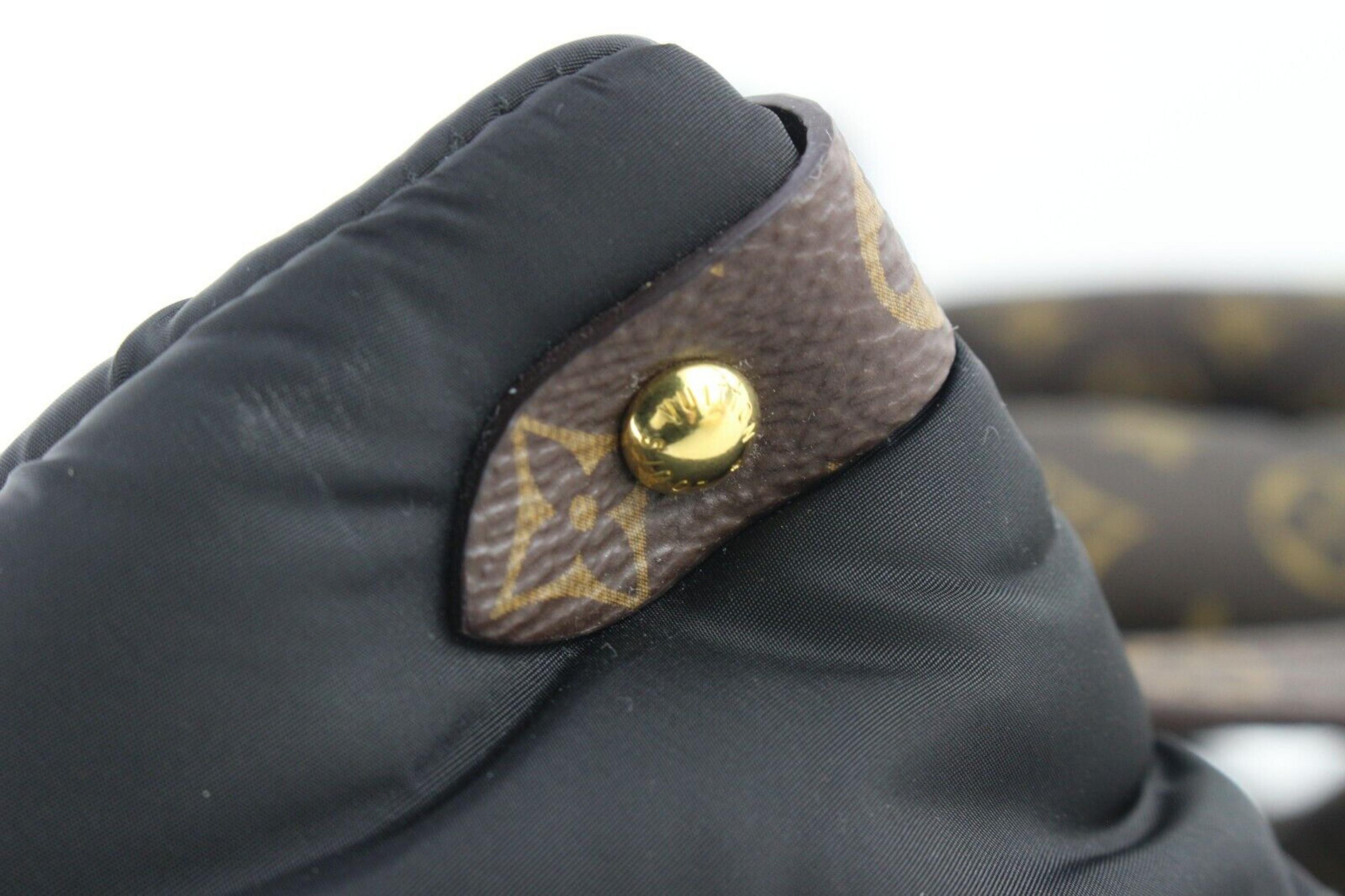 Louis Vuitton Black Puffer Monogram Pillow Onthego GM 2way 5LV0509 In New Condition In Dix hills, NY