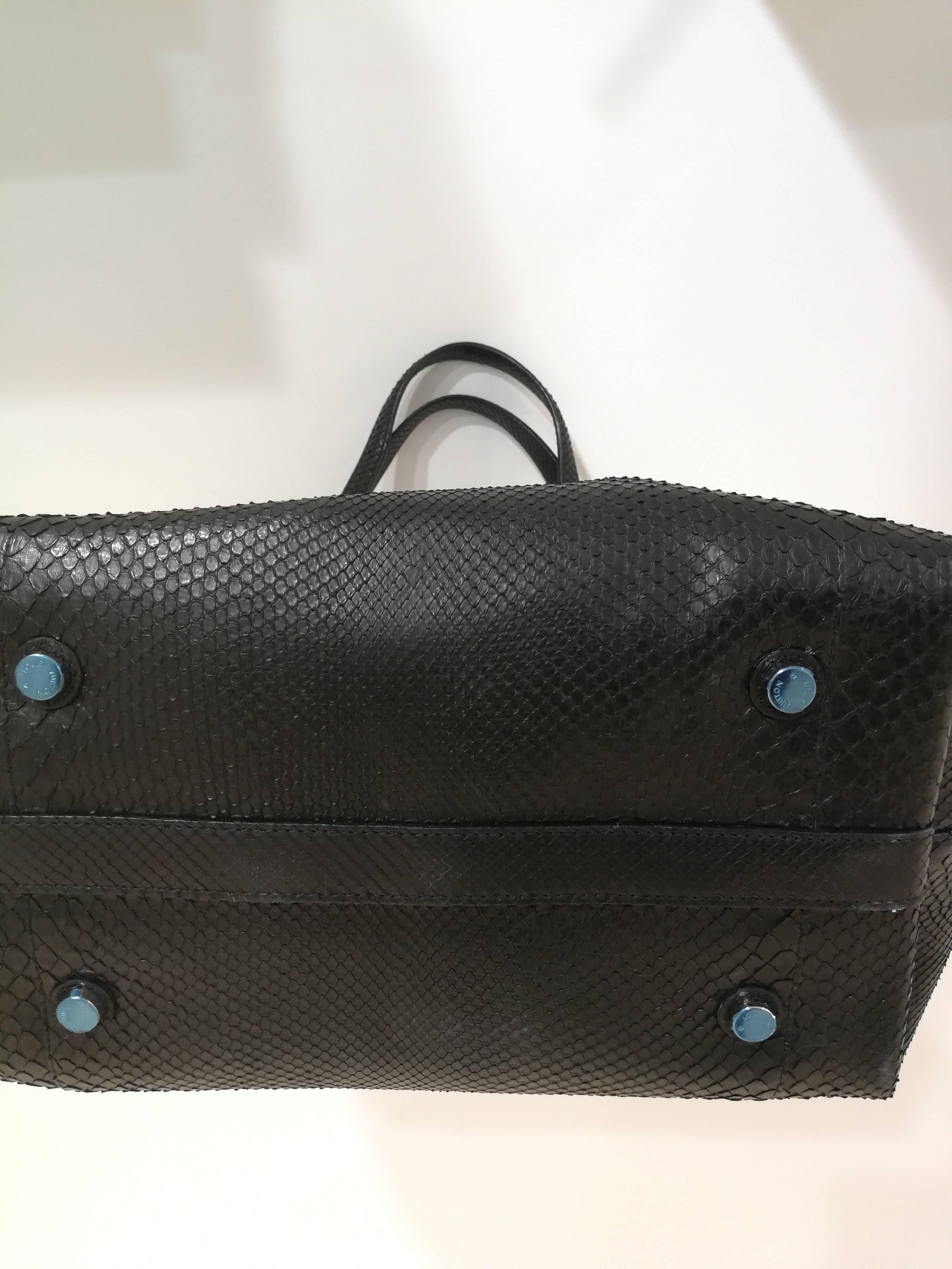 Schwarze Python Limitierte Auflage von Louis Vuitton Tasche Tasche 1