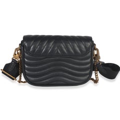 Louis Vuitton Black Quilted Calfskin New Wave Pochette