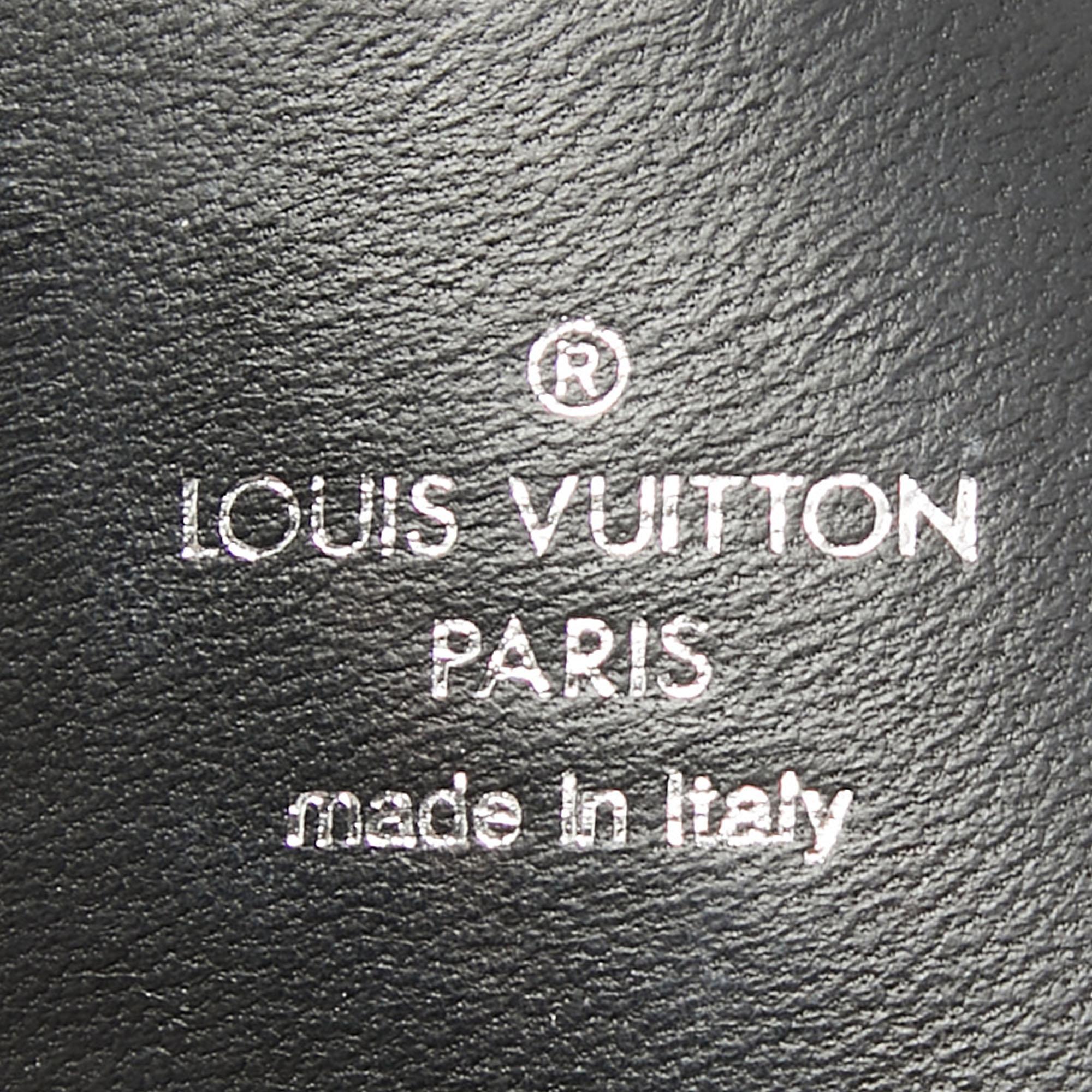 Louis Vuitton Schwarzes gestepptes Leder GO-14 Malletage MM Tasche im Angebot 6