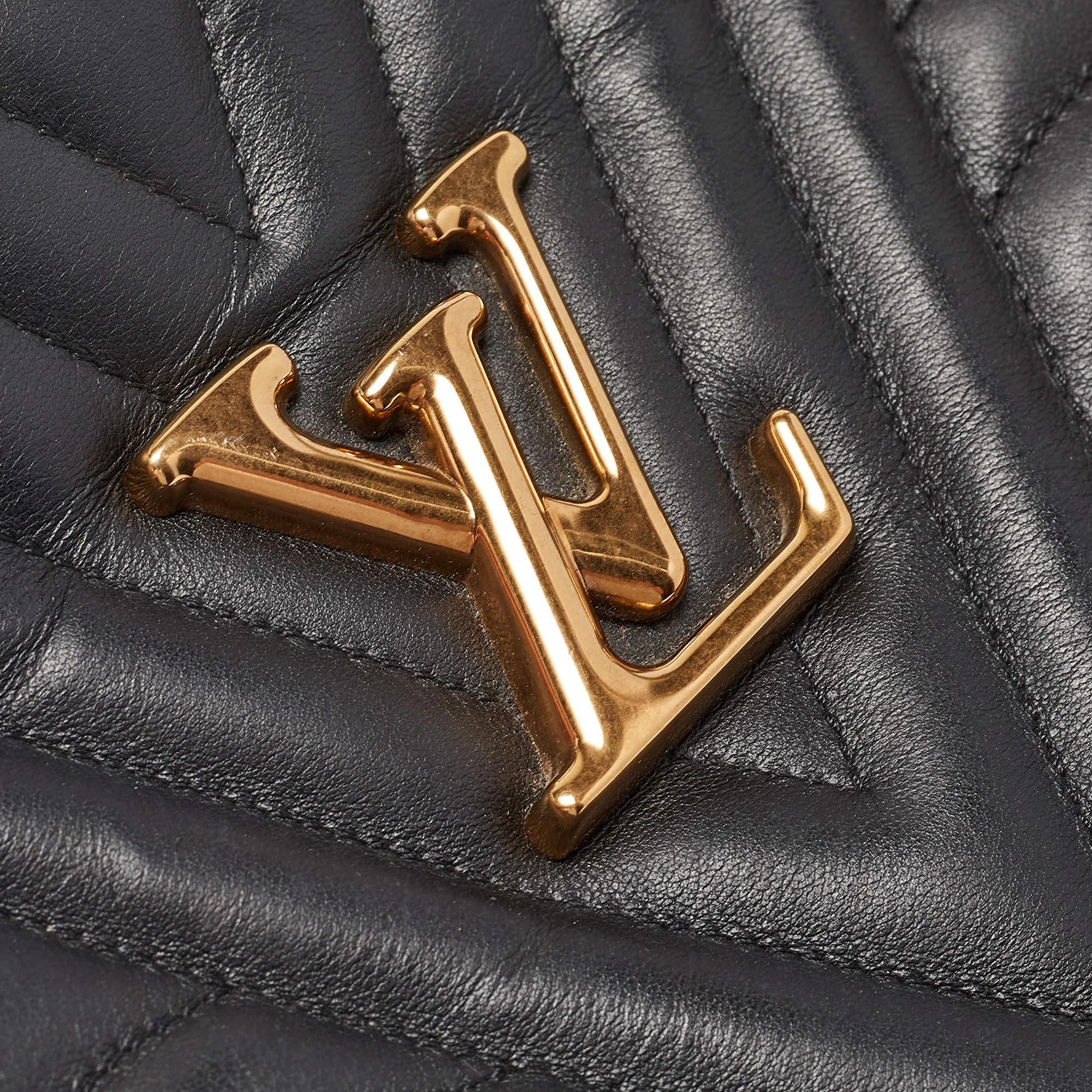 Louis Vuitton Black Quilted Leather New Wave Bag 1