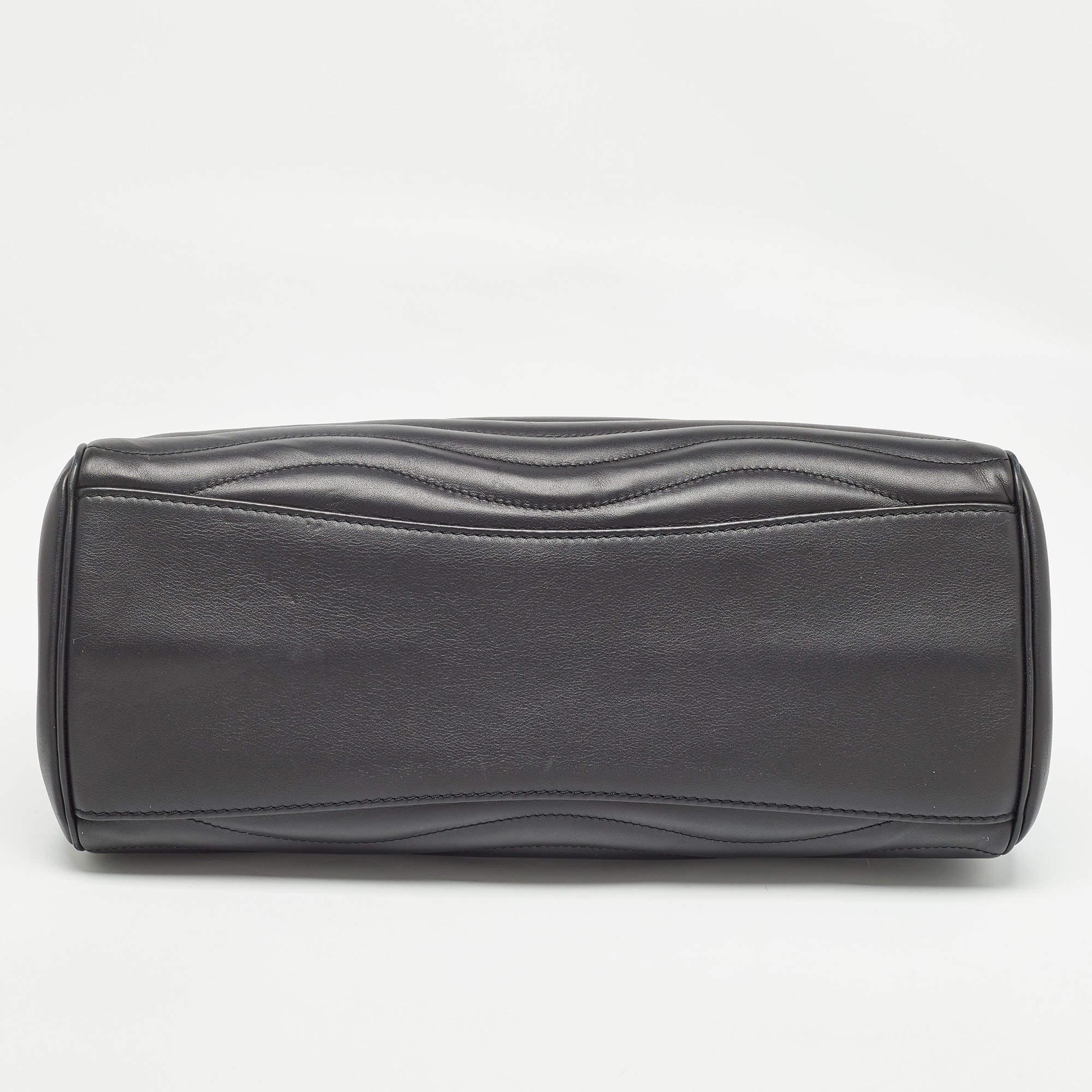 Louis Vuitton Black Quilted Leather New Wave Bag 3