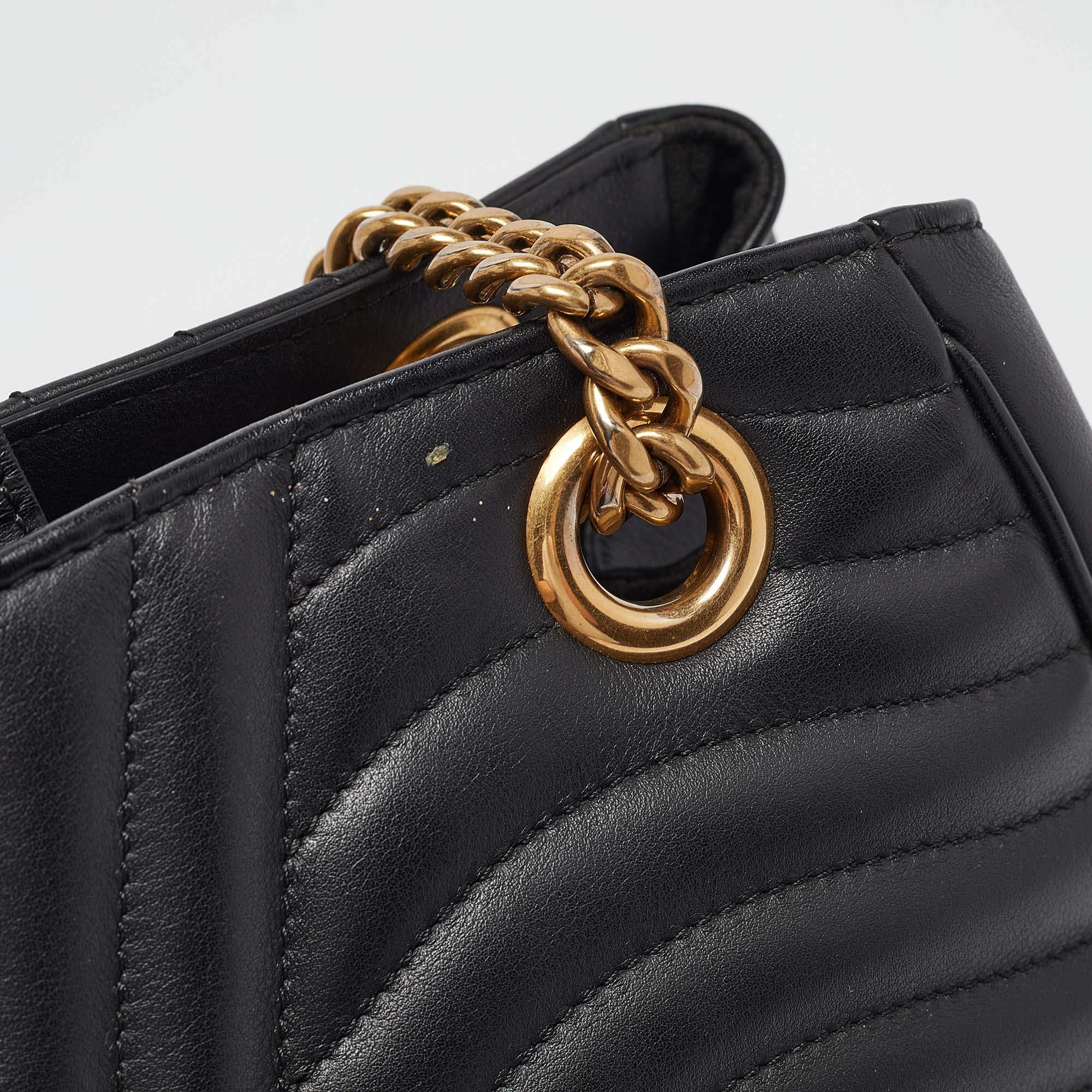 Louis Vuitton Black Quilted Leather New Wave Bag 4