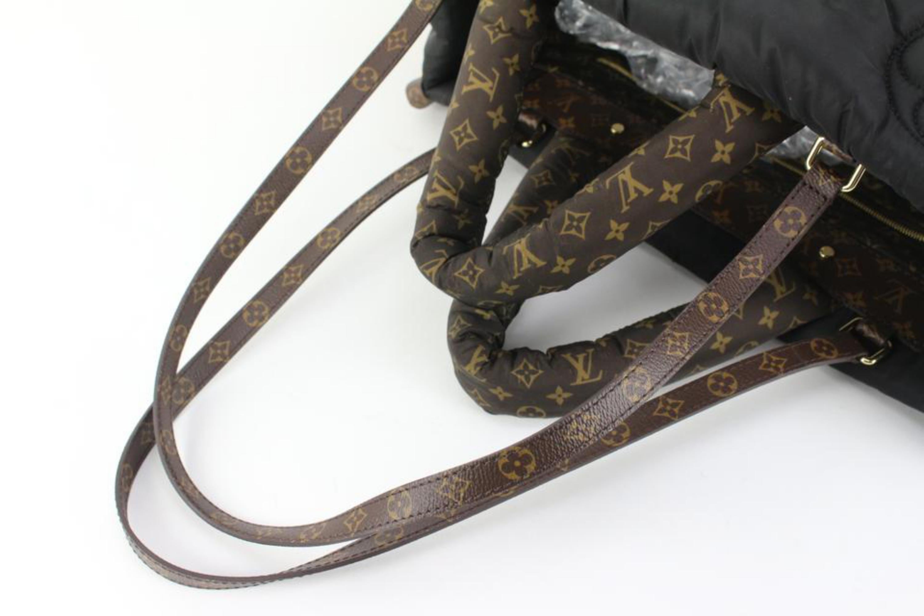 Louis Vuitton Black Quilted Puffer Monogram Pillow Onthego GM 49lz55s 3