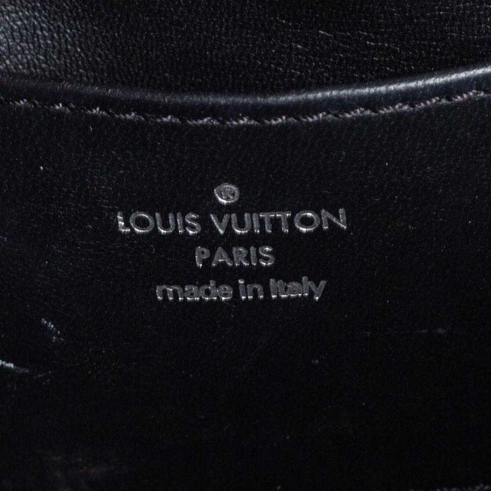 Louis Vuitton Schwarz Gestepptes Nietenleder GO-14 Malletage PM Tasche 6