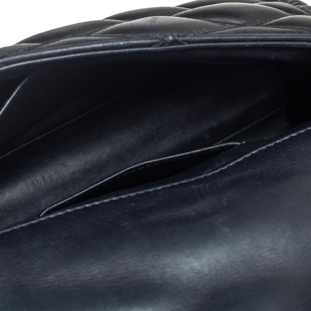 Louis Vuitton Schwarz Gestepptes Nietenleder GO-14 Malletage PM Tasche 5