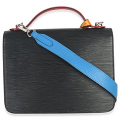Louis Vuitton Black Red Blue Epi Neo Monceau Bag