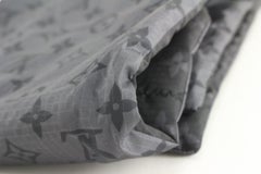 Louis Vuitton Black Reversible Monogram Eclipse Packable Scarf 4LU0224