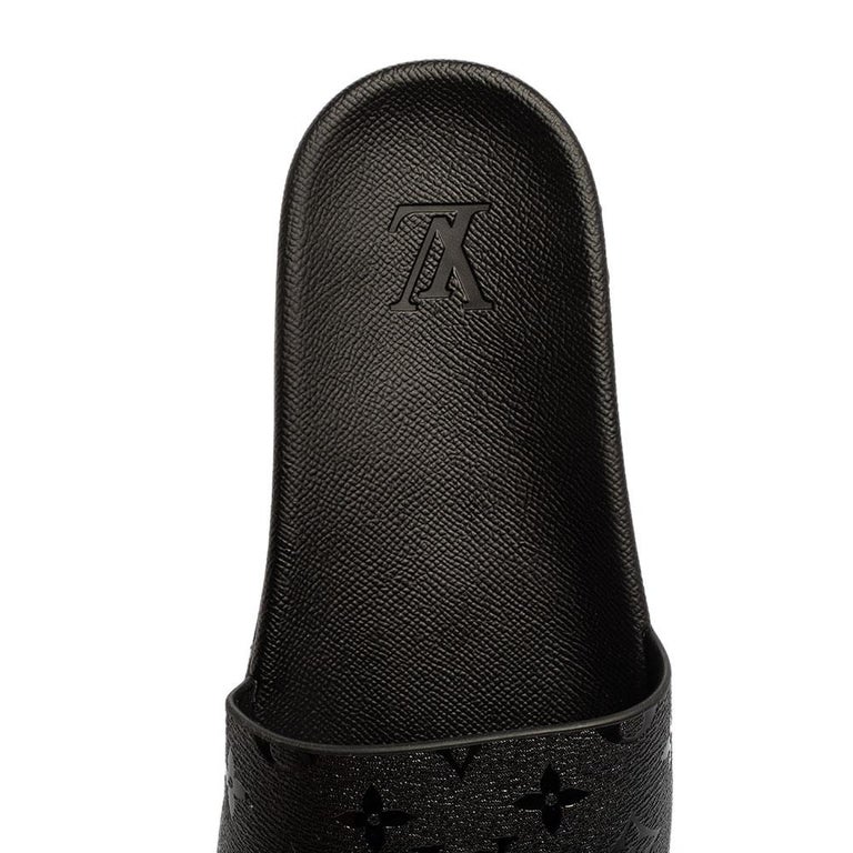 Waterfront sandals Louis Vuitton Black size 41 EU in Rubber - 36556799