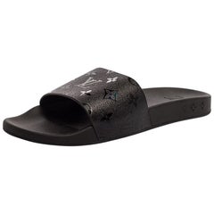 Louis Vuitton Waterfront LV Monogram Slides - Black Sandals, Shoes