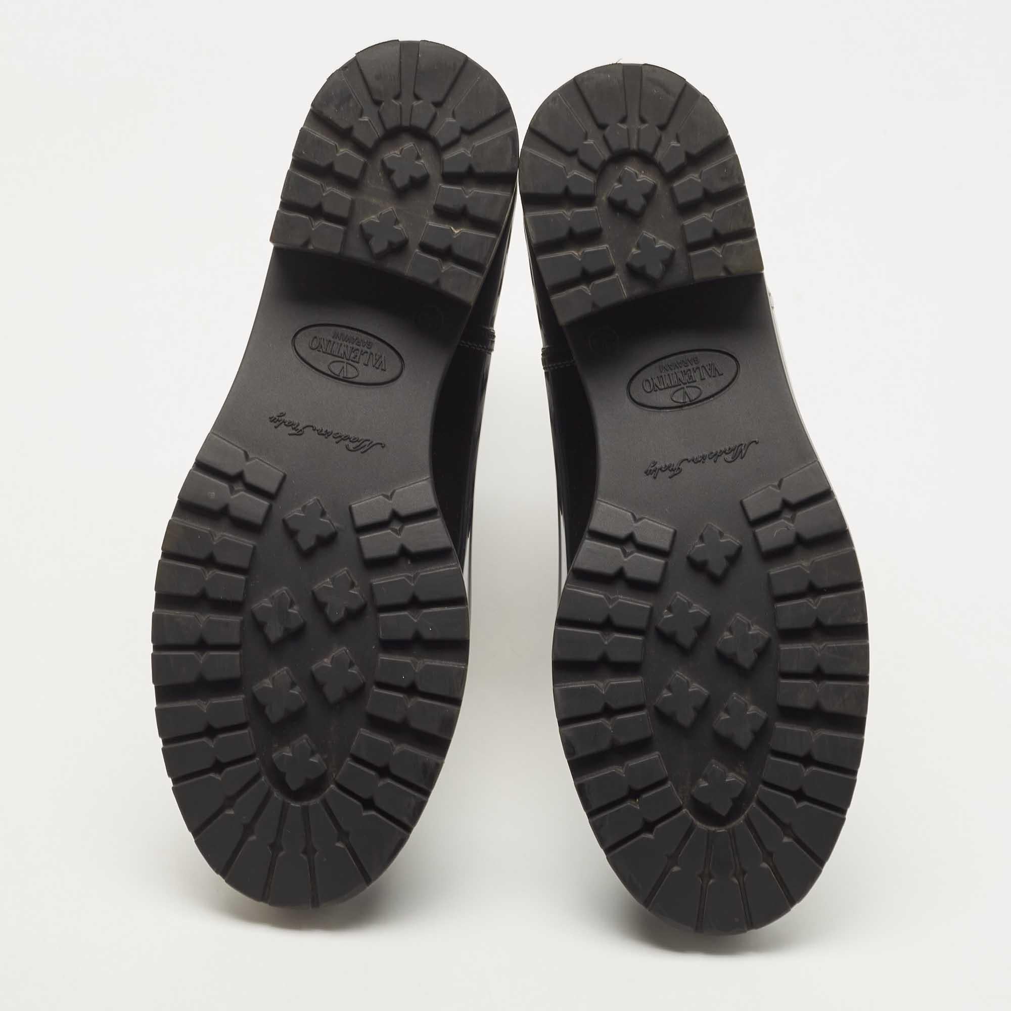 Louis Vuitton Black Rubber Studded Rain Boots Size 38 4