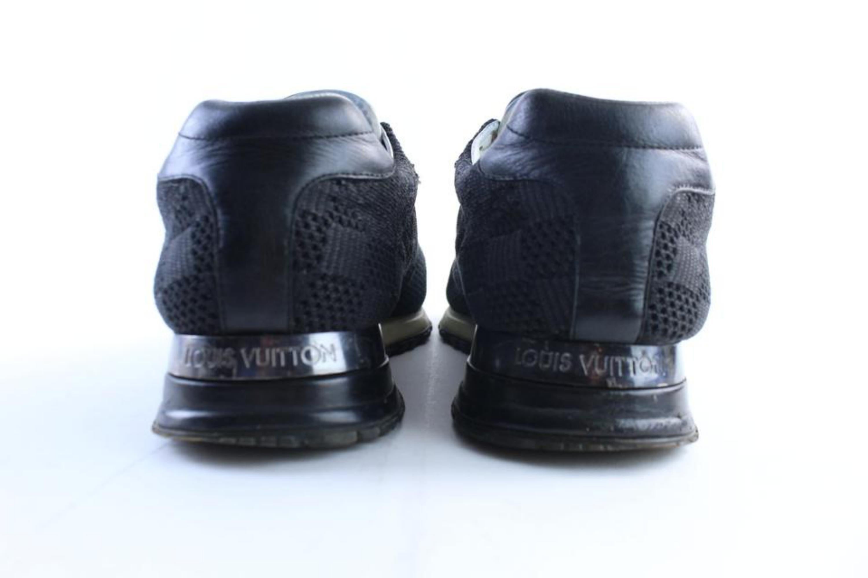 Louis Vuitton Black  Runaway Trainer (Mens 9 / Womens 11) 37lr0515 Sneakers In Good Condition For Sale In Forest Hills, NY