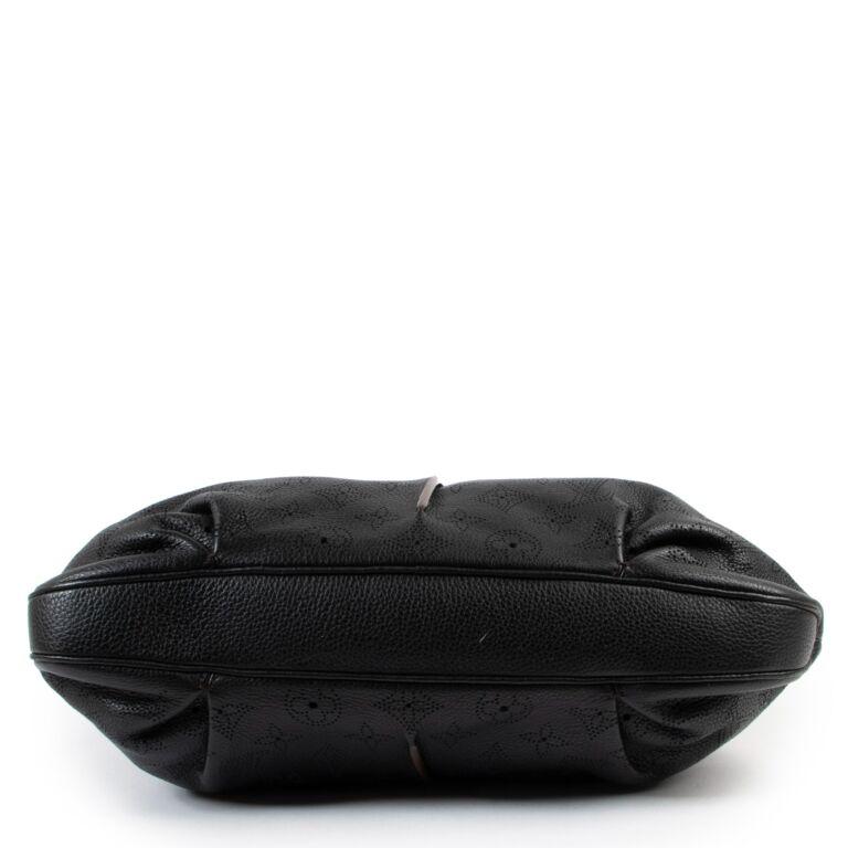 Louis Vuitton Black Selen Pm Mahina Shoulder Bag In Excellent Condition In Antwerp, BE
