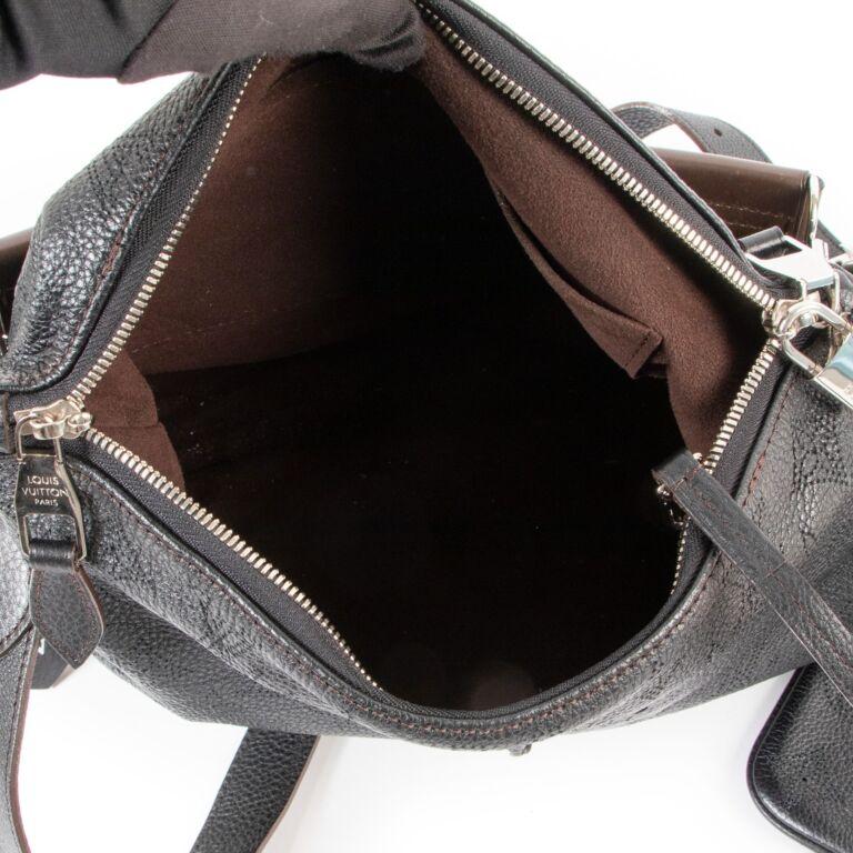 Women's Louis Vuitton Black Selen Pm Mahina Shoulder Bag