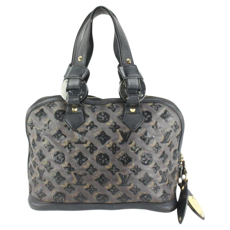 Pre-owned Alma Black Glitter Handbag