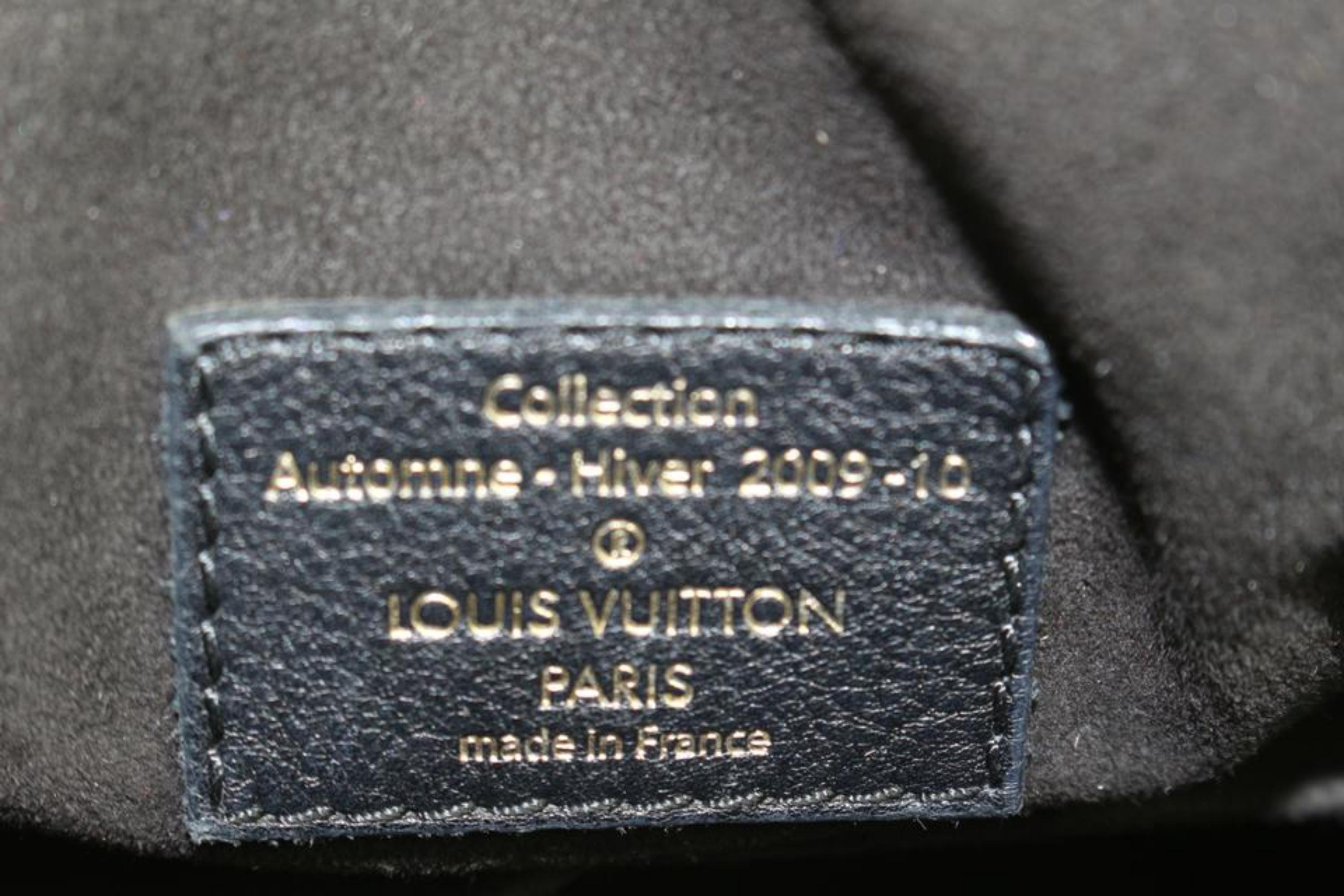 Louis Vuitton Eclipse Speedy 30 114lv55 mit schwarzem Pailletten-Monogramm im Angebot 6