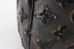 Louis Vuitton Black Sequin Monogram Eclipse Speedy 30 114lv55