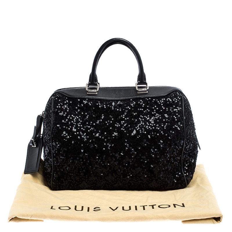 Louis Vuitton Fleur De Jais Sequin Speedy 30 Bag