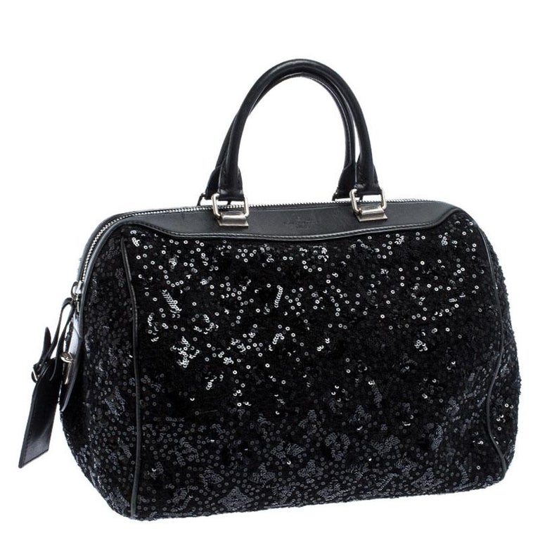 Louis Vuitton Black Sequin Sunshine Express Speedy Bag at 1stDibs