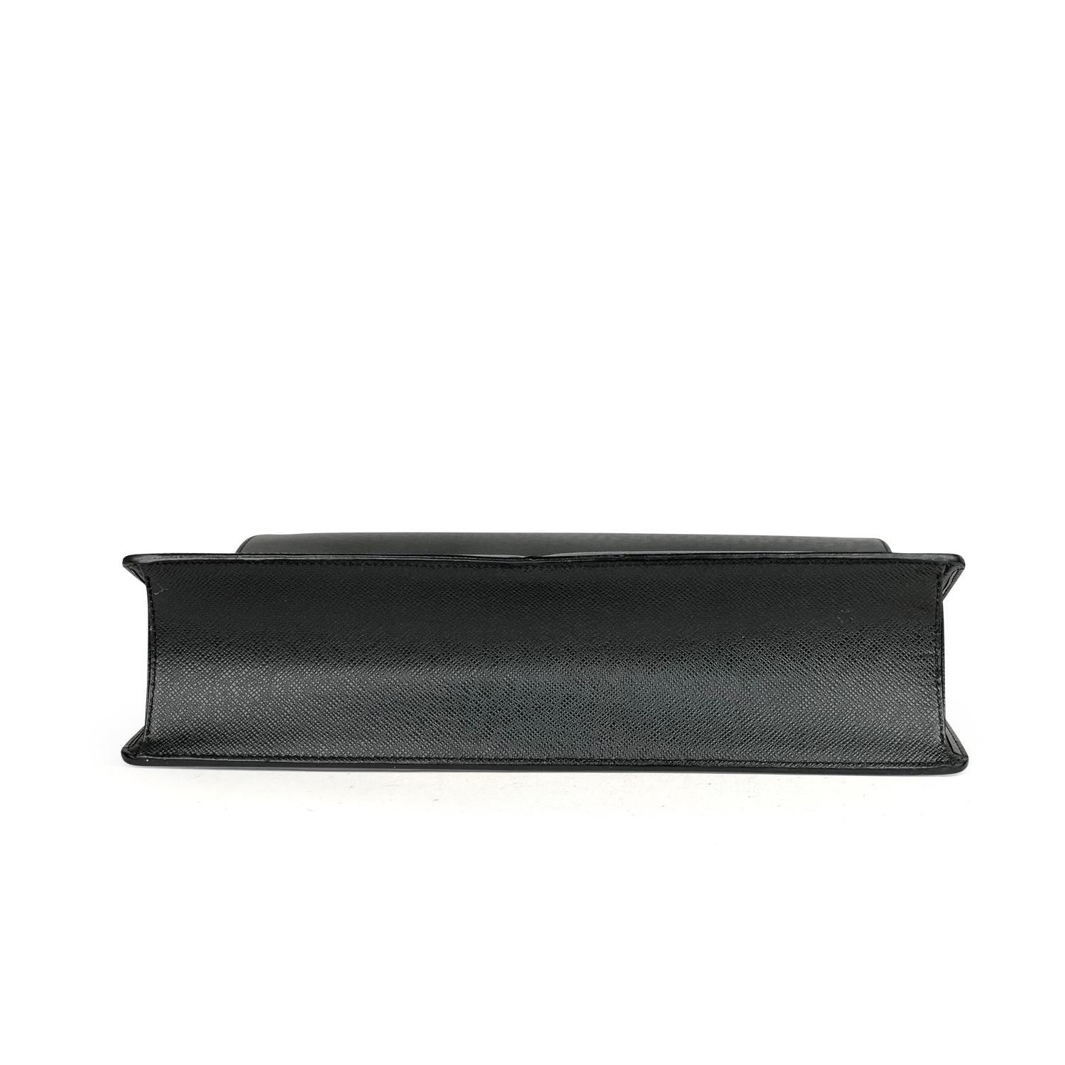 Louis Vuitton Black Serviette Khazan Briefcase  1