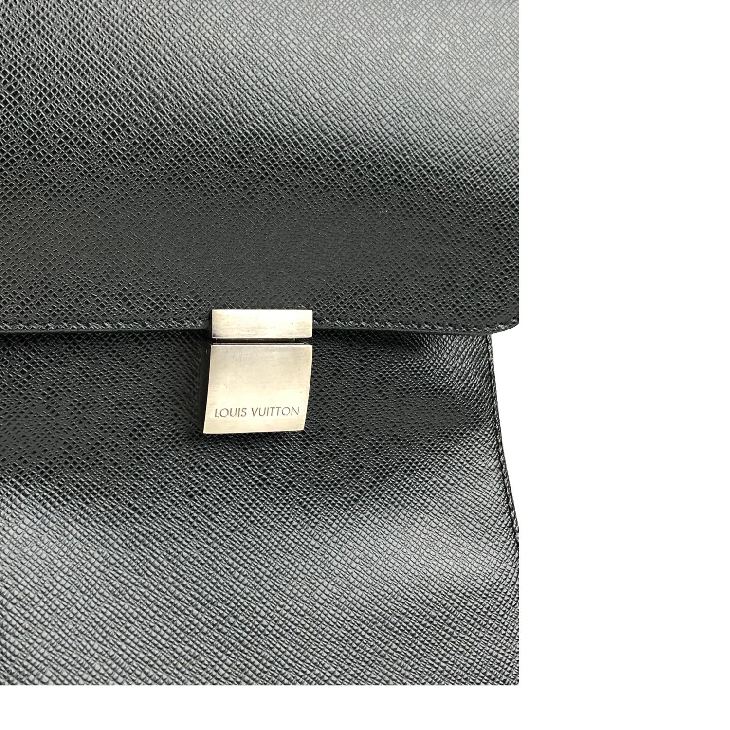 Louis Vuitton Black Serviette Khazan Briefcase  3