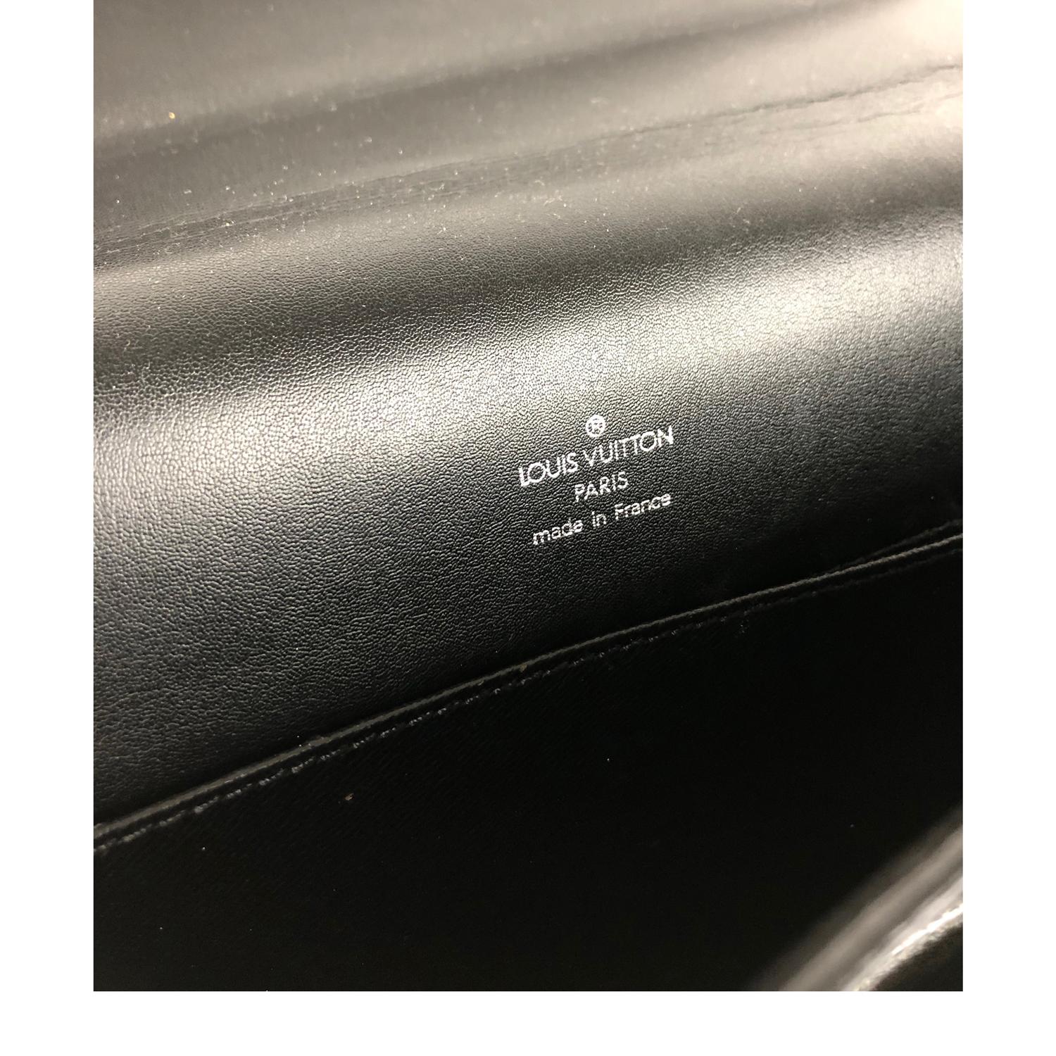 Louis Vuitton Black Serviette Khazan Briefcase  4