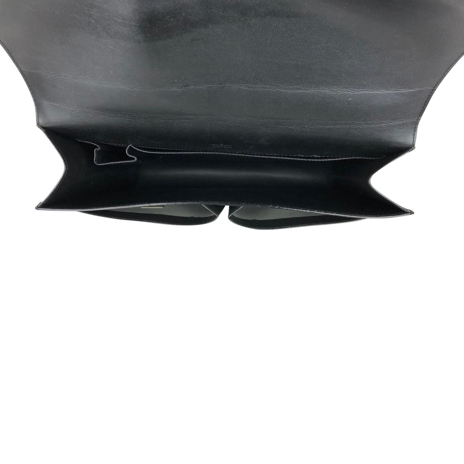 Louis Vuitton Black Serviette Khazan Briefcase  5