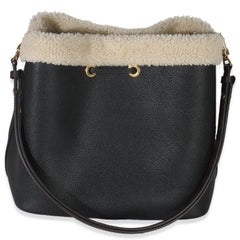 Louis Vuitton Black Shearling Monogram Neonoe MM