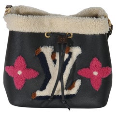 Louis Vuitton Black Shearling Monogram Neonoe MM