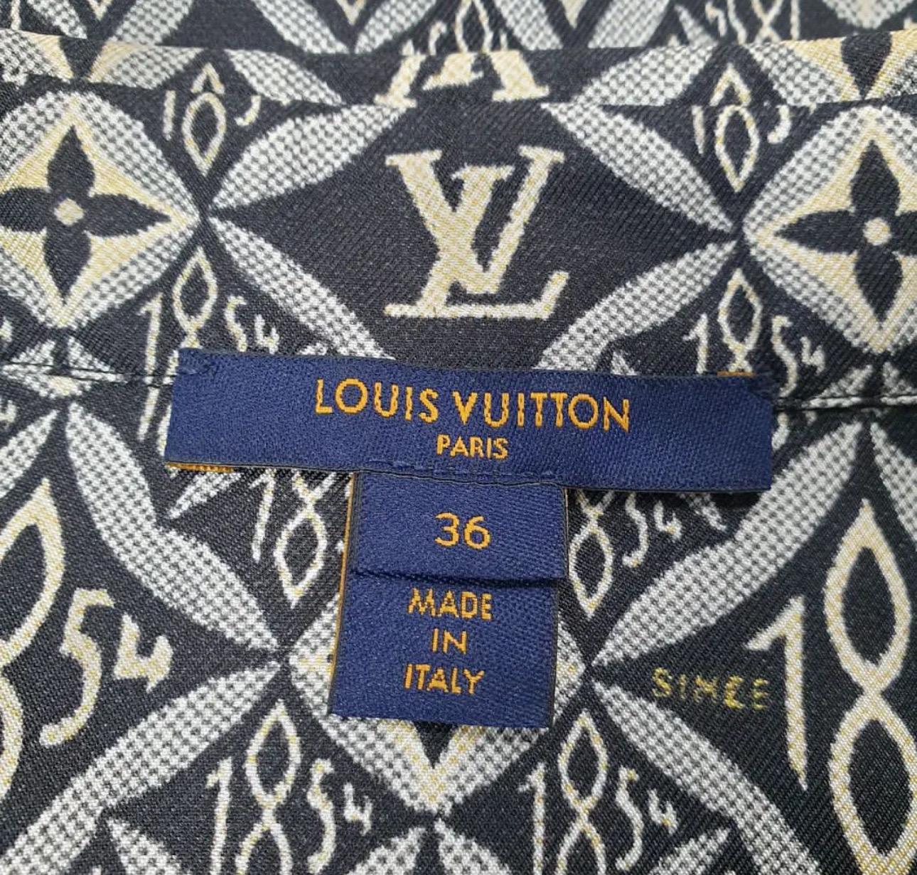LOUIS VUITTON Schwarzes Seidenhemd aus Seide 2020 2