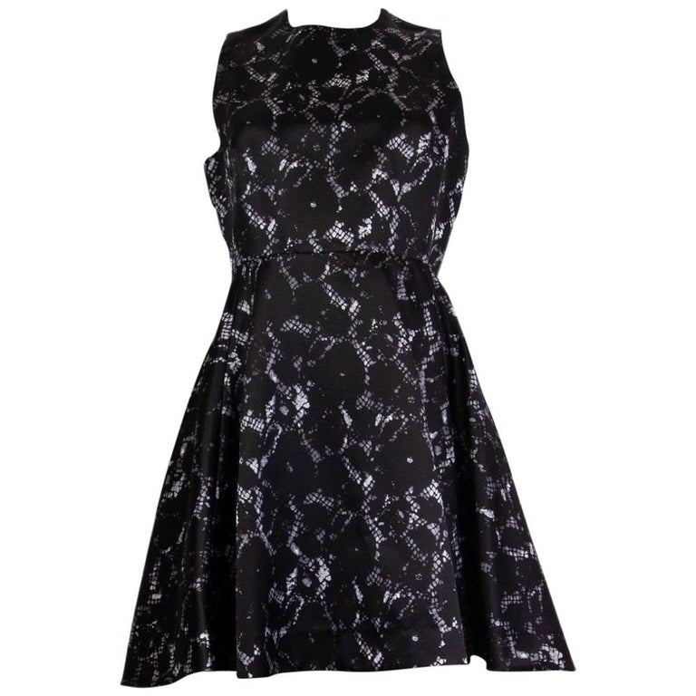 Louis Vuitton Snake-Print Flared Dress