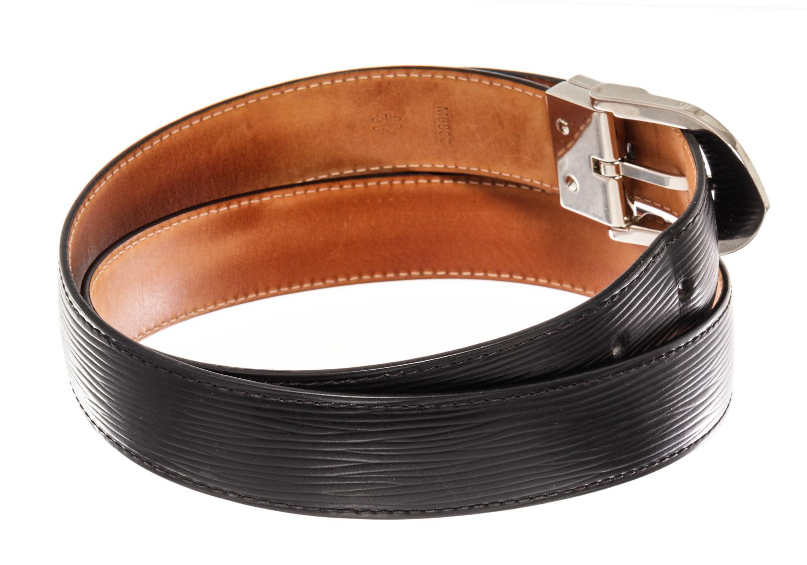 tan louis vuitton belt