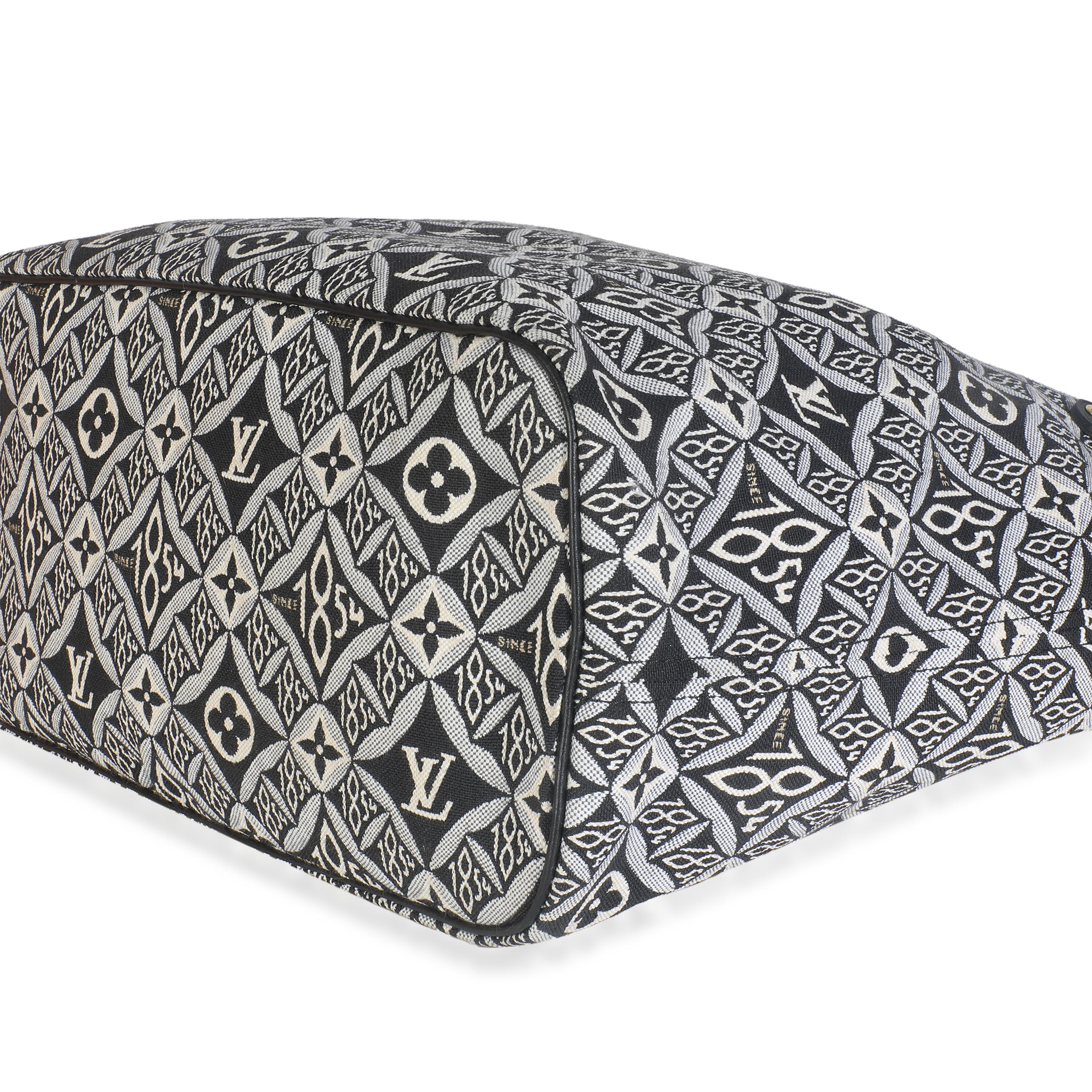 Louis Vuitton Nero Dal 1854 Jacquard Neverfull MM in vendita 1