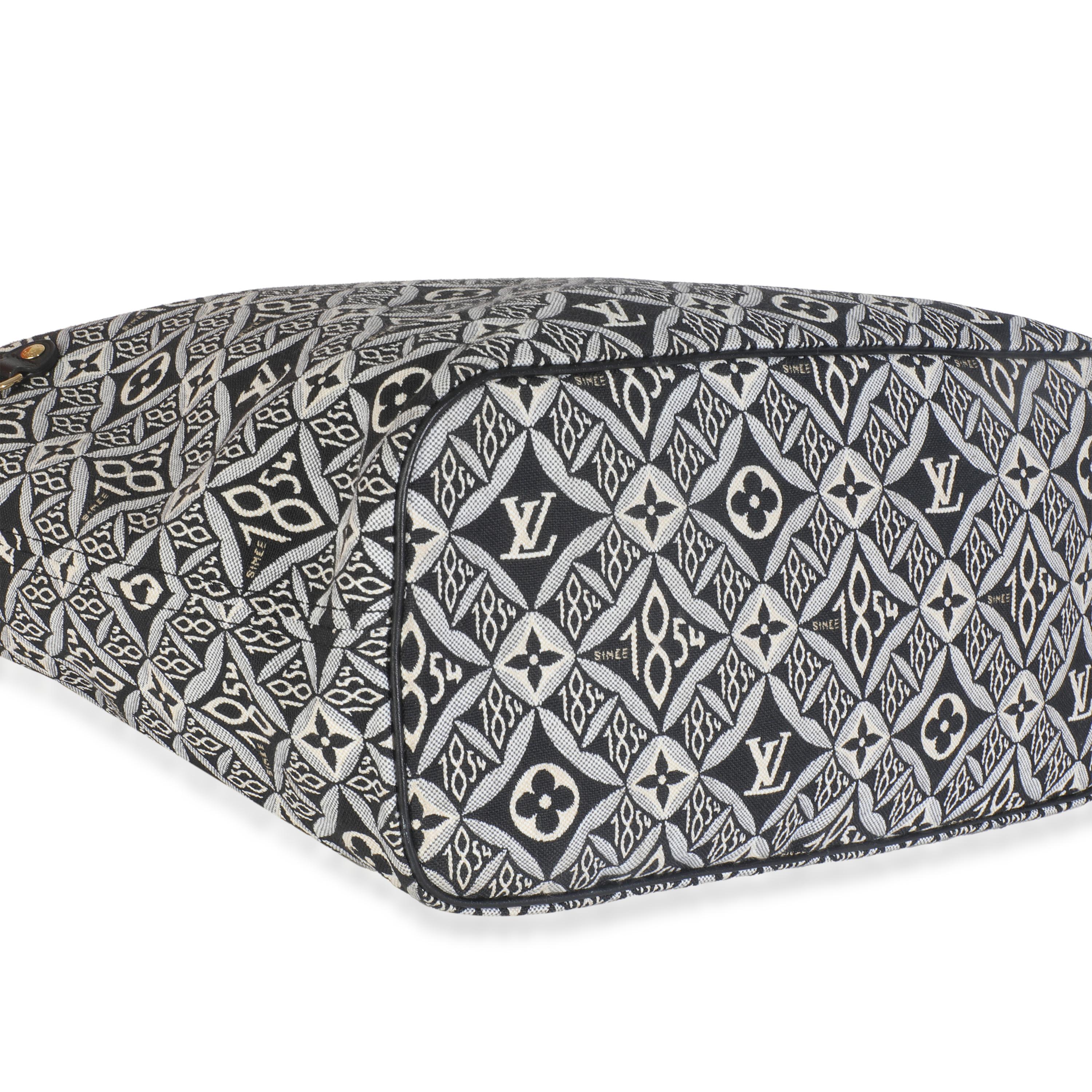 Louis Vuitton Nero Dal 1854 Jacquard Neverfull MM in vendita 3