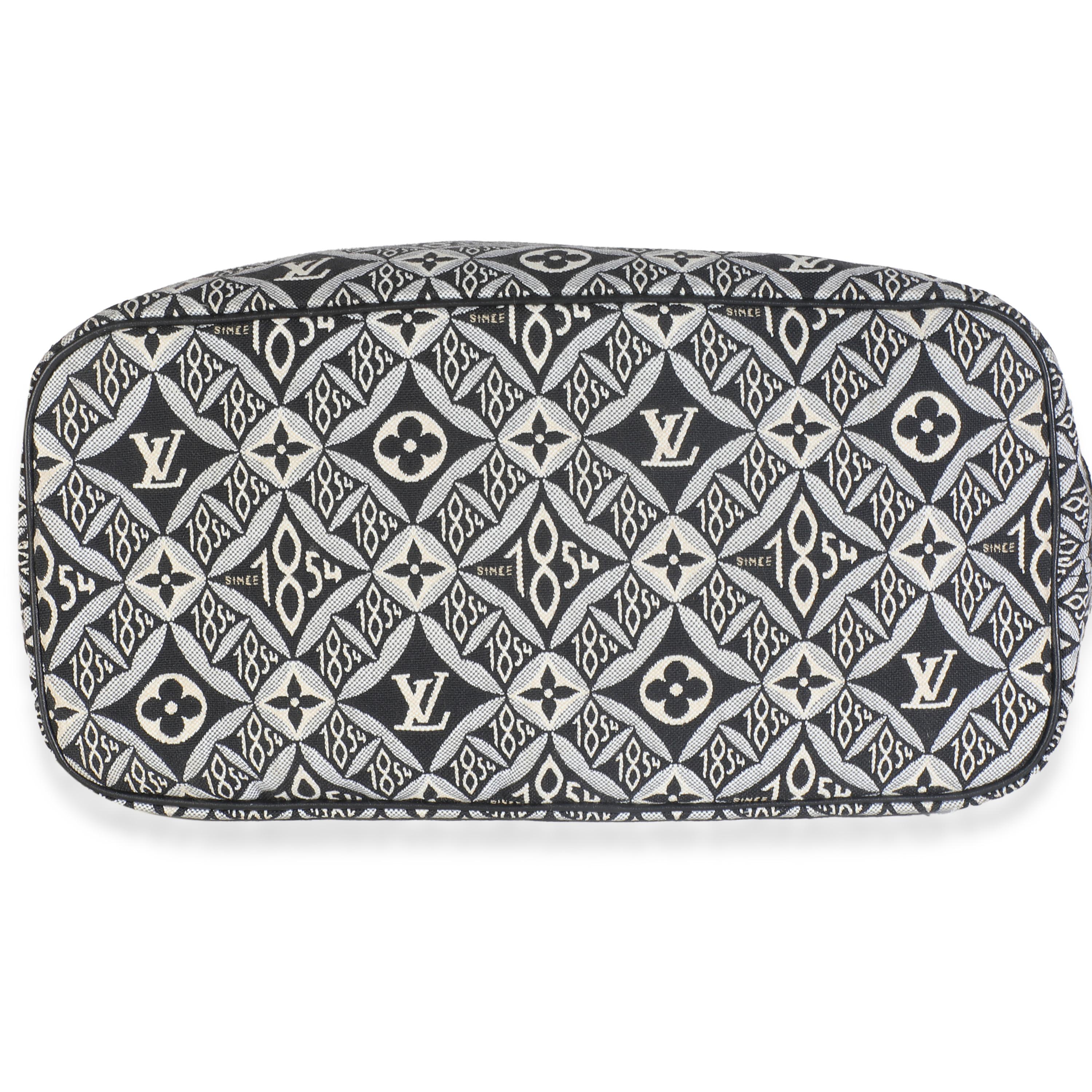 Louis Vuitton Nero Dal 1854 Jacquard Neverfull MM in vendita 4