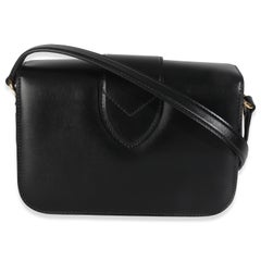 Louis Vuitton Black Smooth Calfskin LV Pont 9