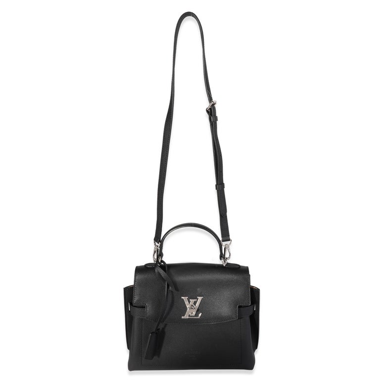 Louis Vuitton Lockme Ever BB Black in Calfskin Leather with Silver-tone - US
