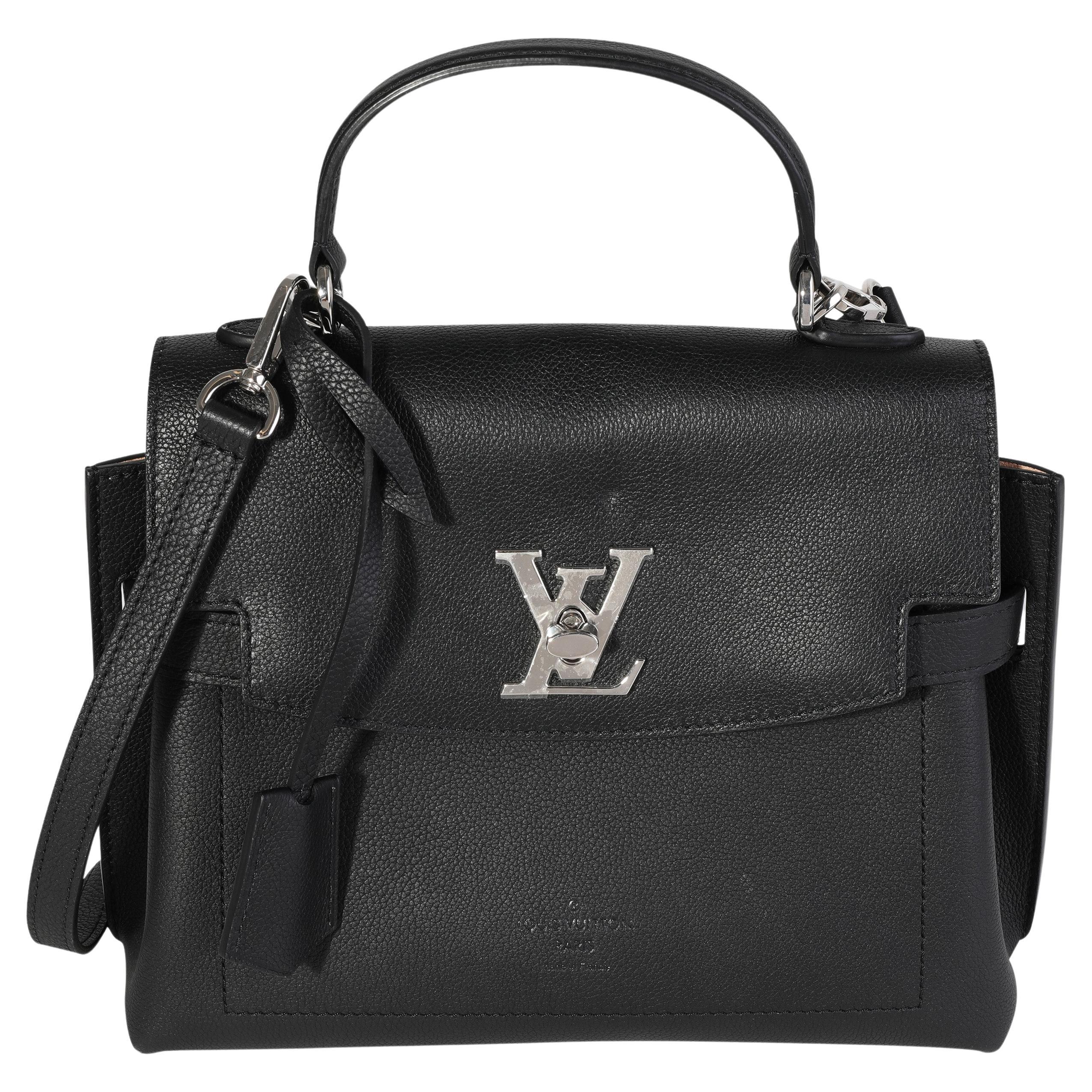 Louis Vuitton Black Soft Calfskin Lockme Ever BB For Sale at