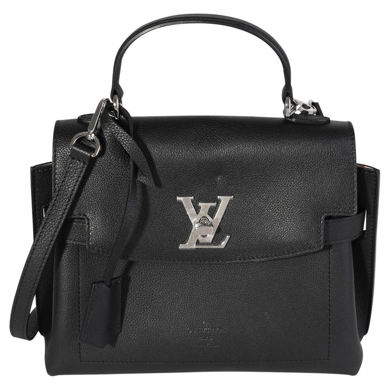 Louis Vuitton Lockme Ever BB Black in Calfskin Leather with Silver-tone - US