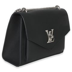 Louis Vuitton Black Soft Calfskin Mylockme Chain Bag BB
