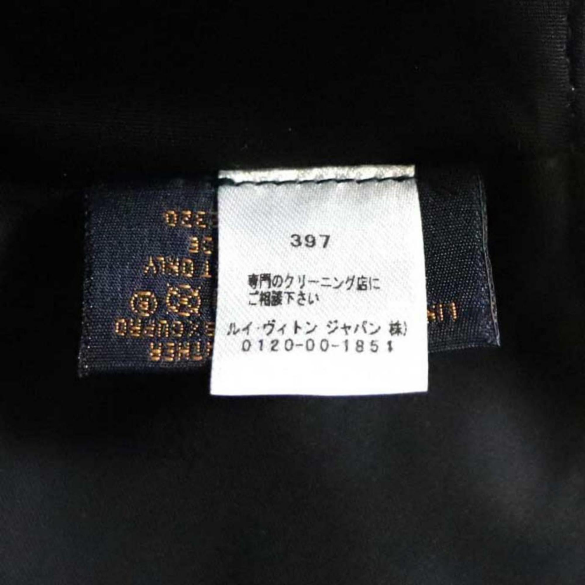 Louis Vuitton Black Ss19 Virgil Abloh Leather Noir Baseball Cap 870231 Hat For Sale 6