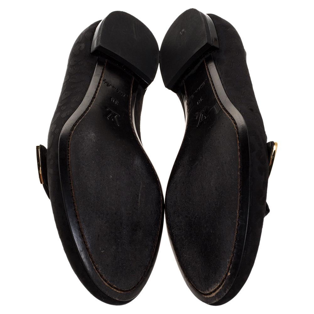 Louis Vuitton Black Stephen Sprouse Silk Amulet Loafers Size 39 3