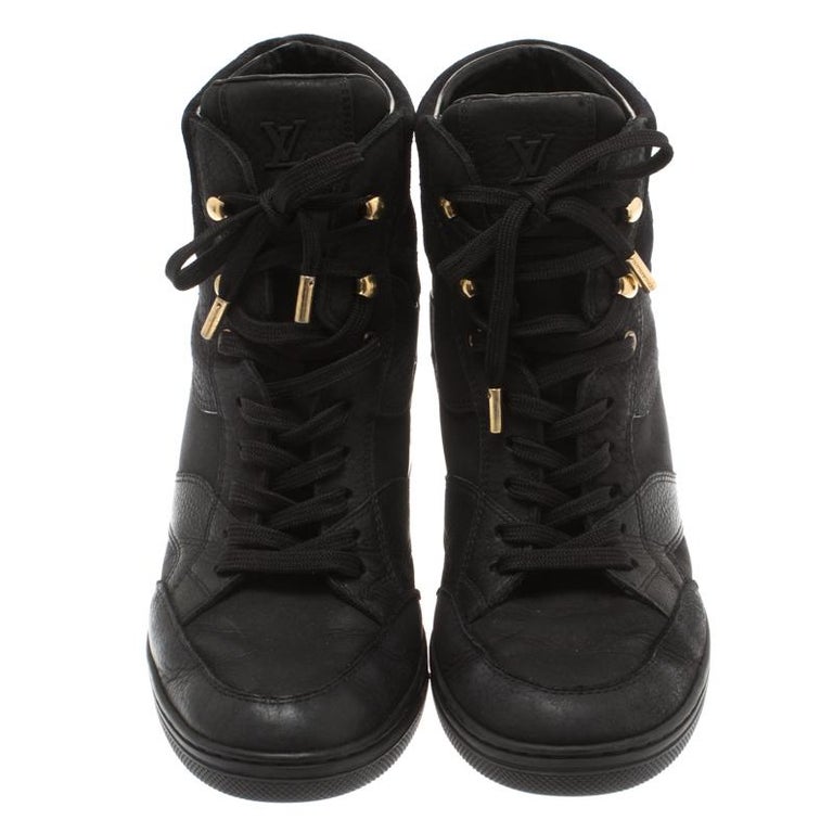 black louis vuitton sneakers womens