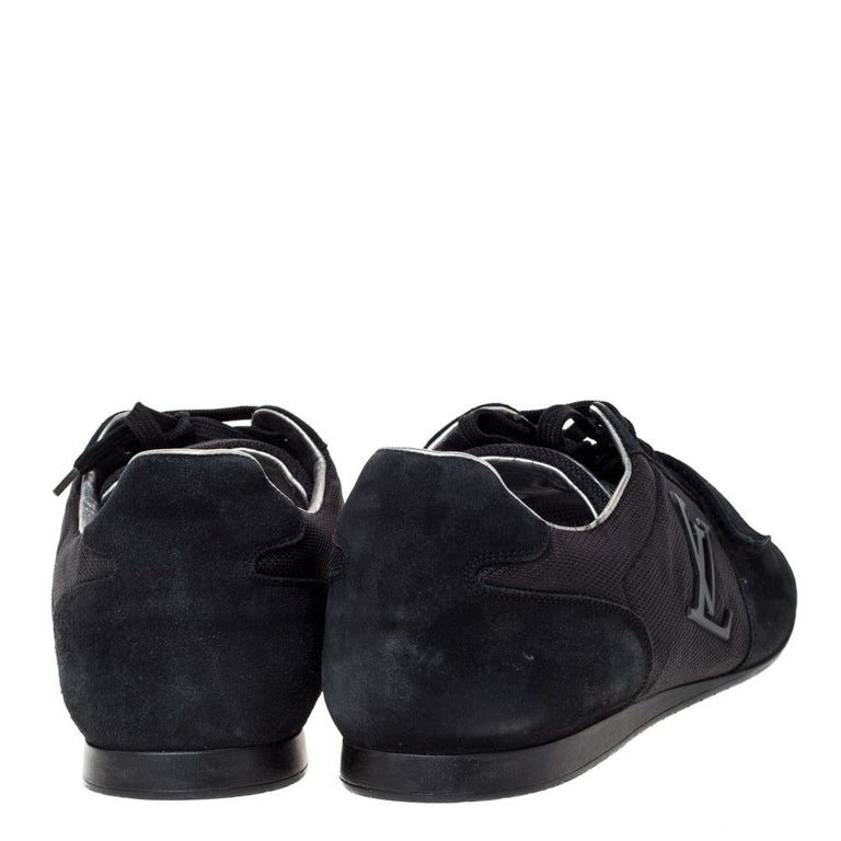 Louis Vuitton Green/Black Suede and Fabric Velcro Sandals Size 42 Louis  Vuitton