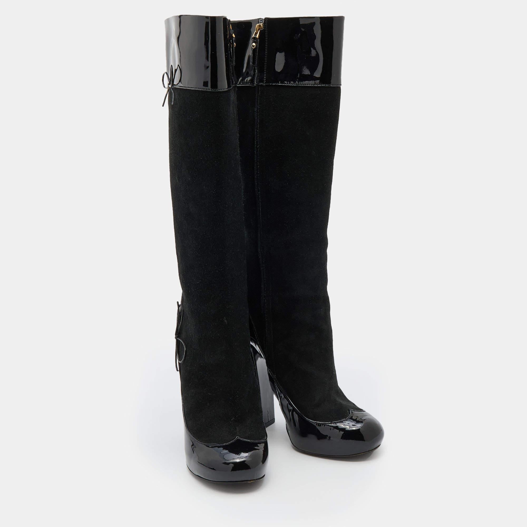 louis vuitton boots knee high