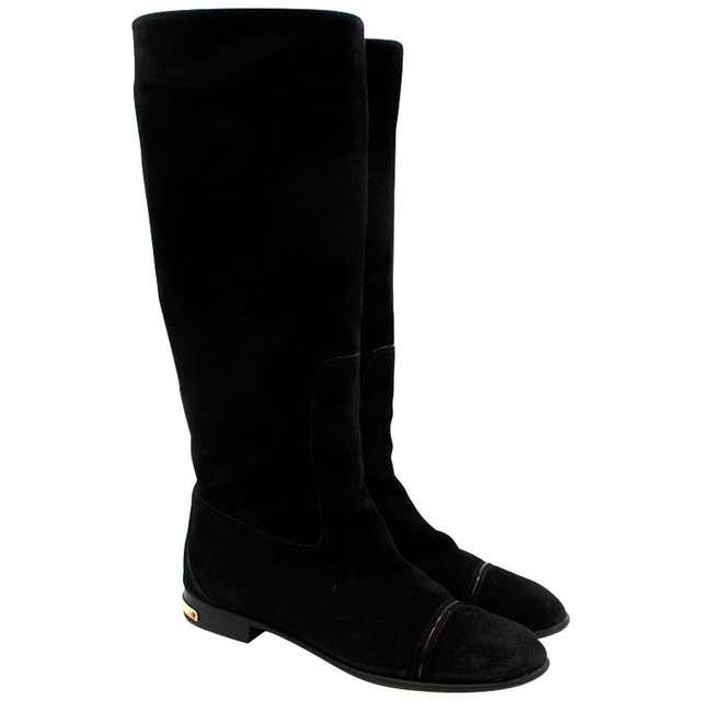Saint Laurent Black Janis Python Ankle Boots - Size EU 39 at 1stDibs