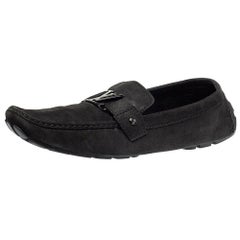 Louis Vuittion Monte Carlo Moccasin Black For Men LV 1A9YV9 - Fernize