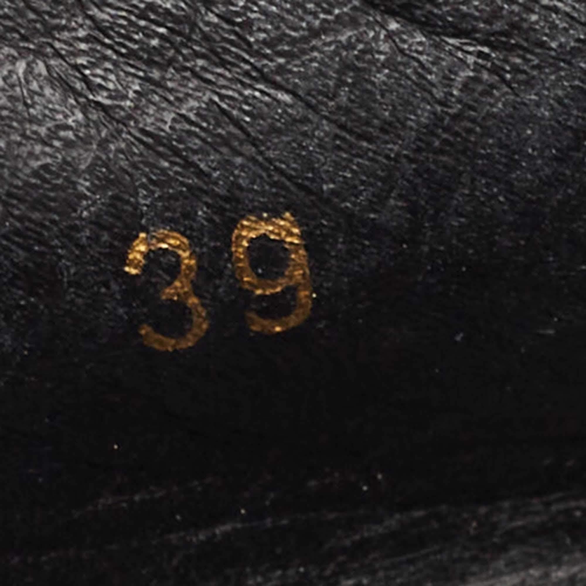 Louis Vuitton Black Suede Oxford Loafers Size 39 4