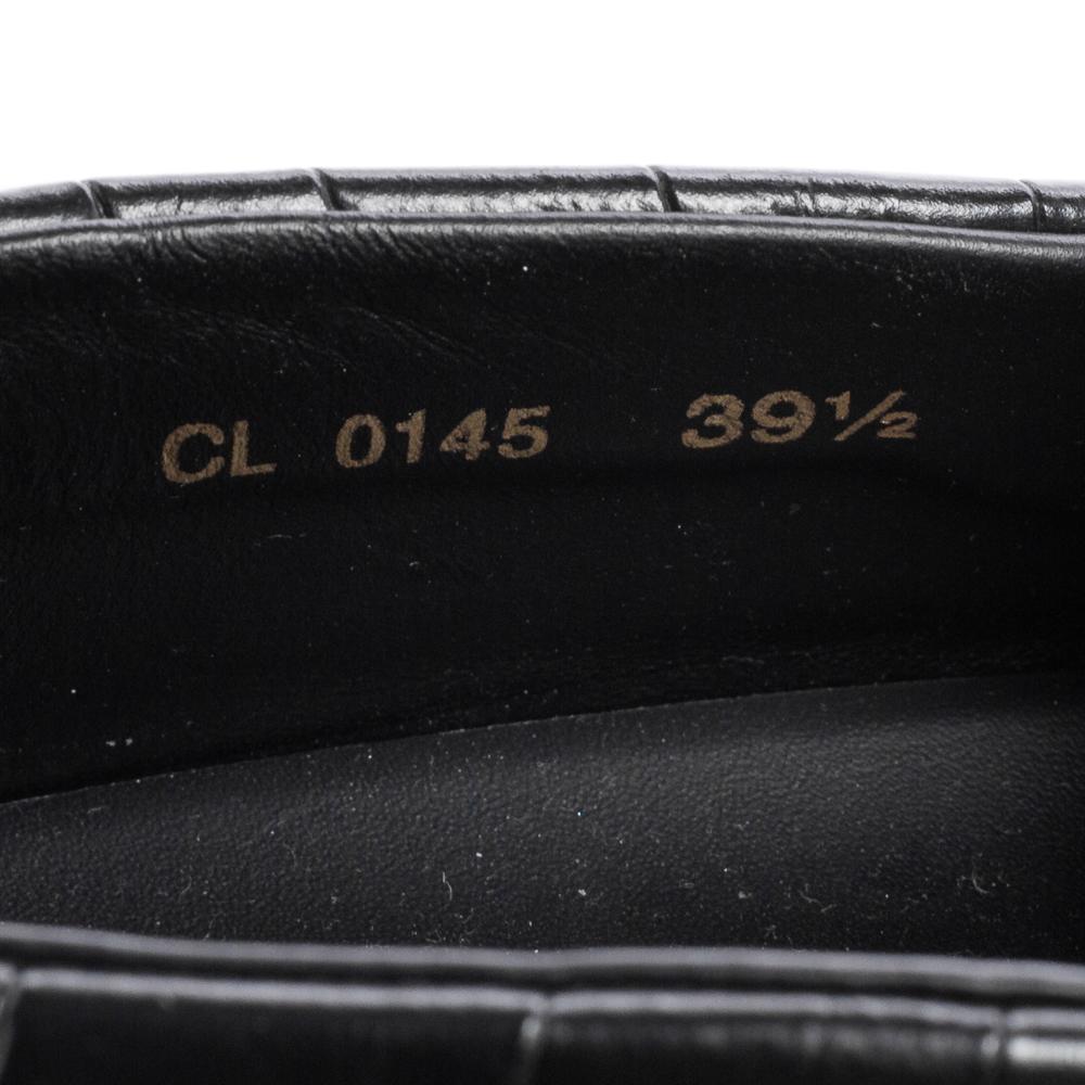 Louis Vuitton - Scarpe da ginnastica con piattaforma in pelle e brevetto in pelle scamosciata nera - misura 39,5 1